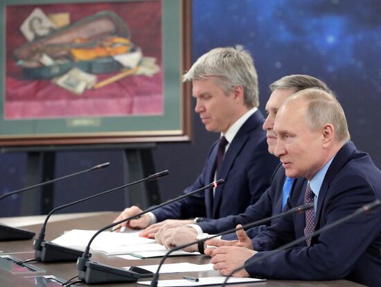 President Vladimir Putin's working trip to Sochi