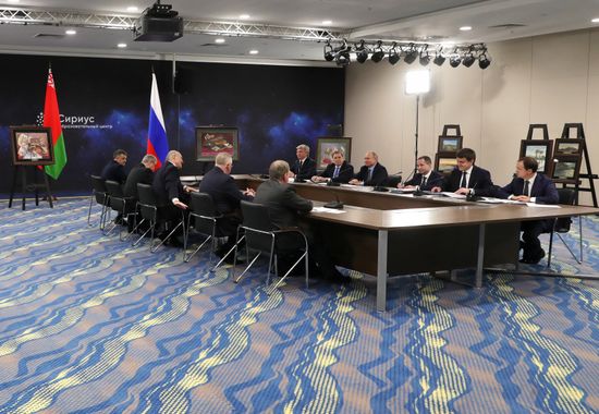President Vladimir Putin's working trip to Sochi