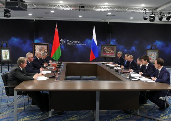 President Vladimir Putin's working trip to Sochi