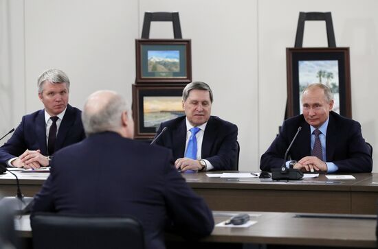 President Vladimir Putin's working trip to Sochi
