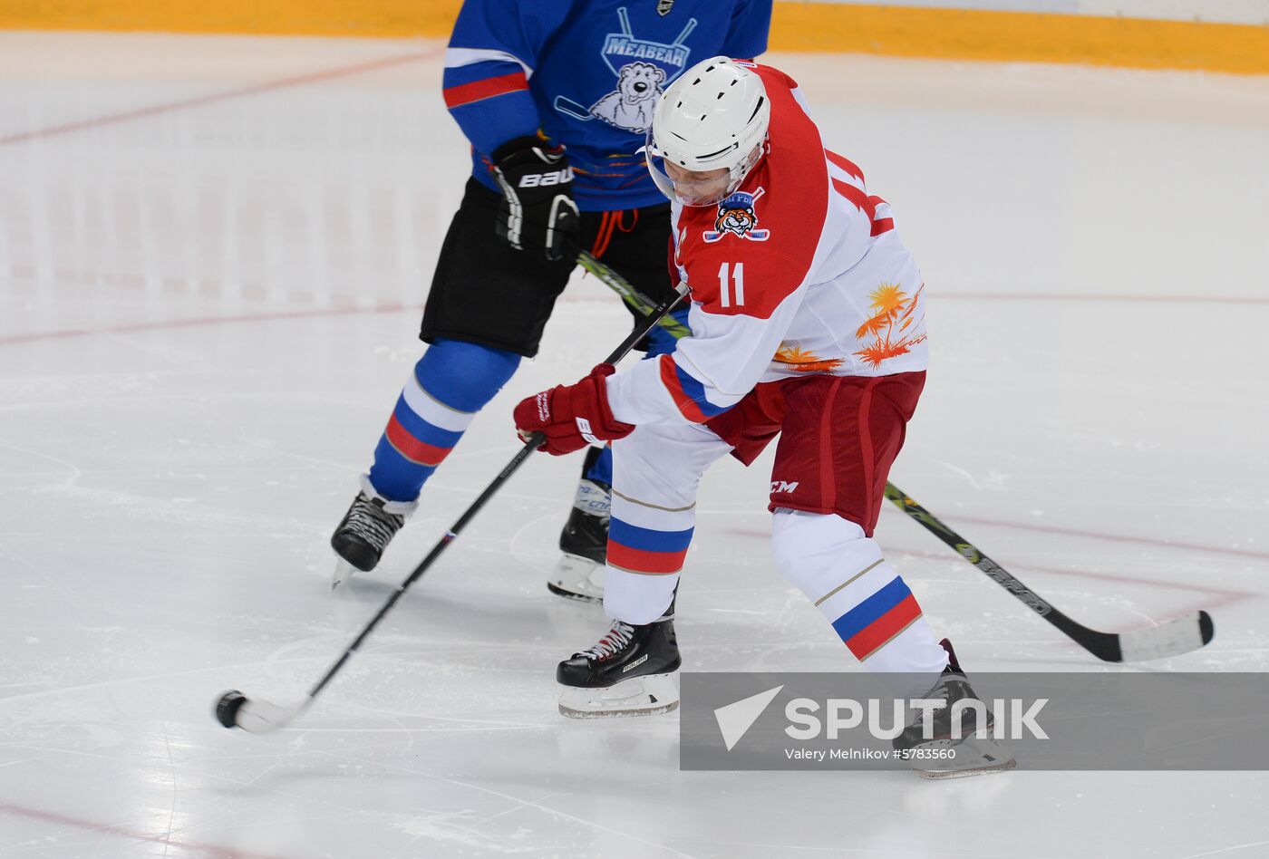 Russia Putin Lukashenko Ice Hockey