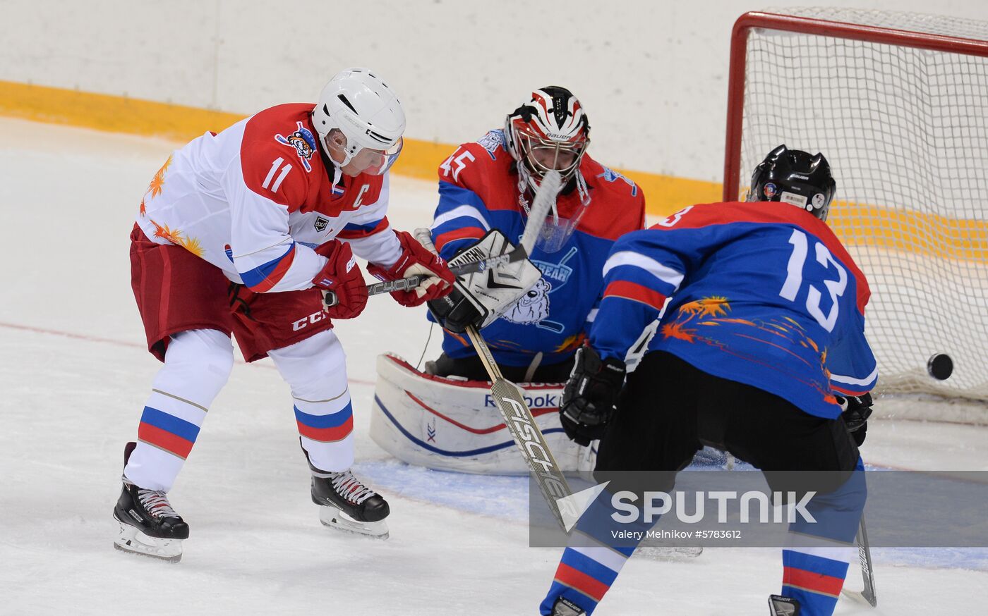 Russia Putin Lukashenko Ice Hockey