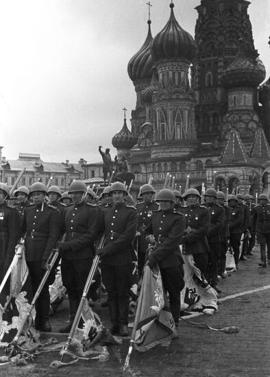 Victory Parade on Red Square in Moscow