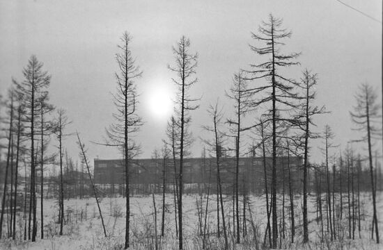 Promyshlenny village in Yakutia