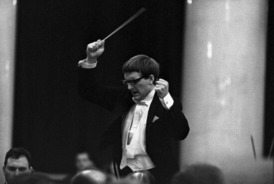 Soviet conductor Maxim Shostakovich