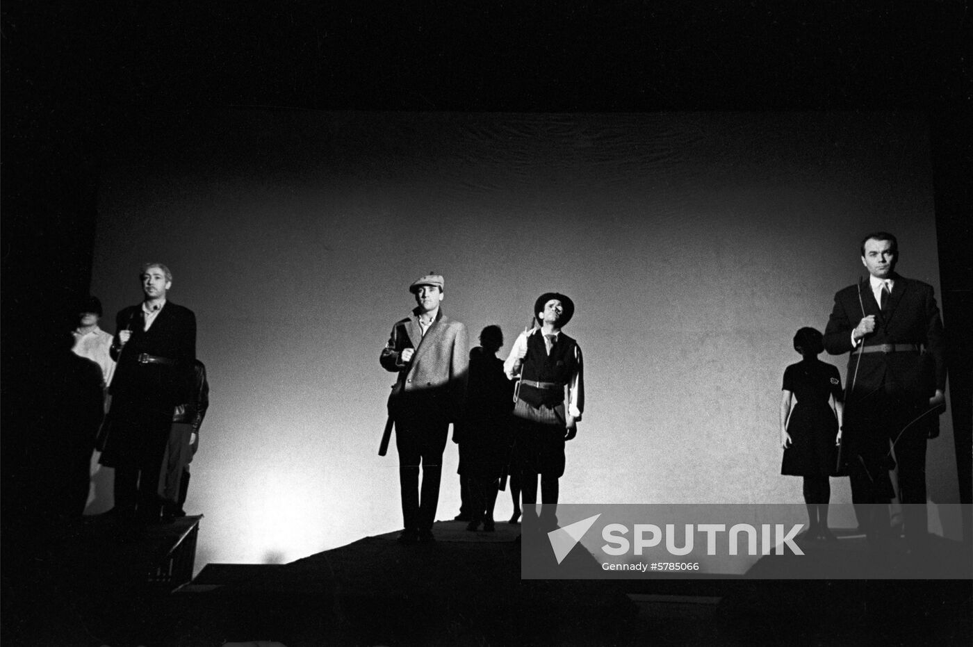 Scene from stage play 'The fallen and the alive'