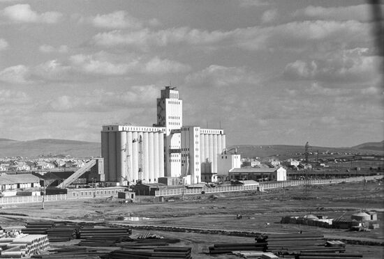 Grain elevator in virgin lands