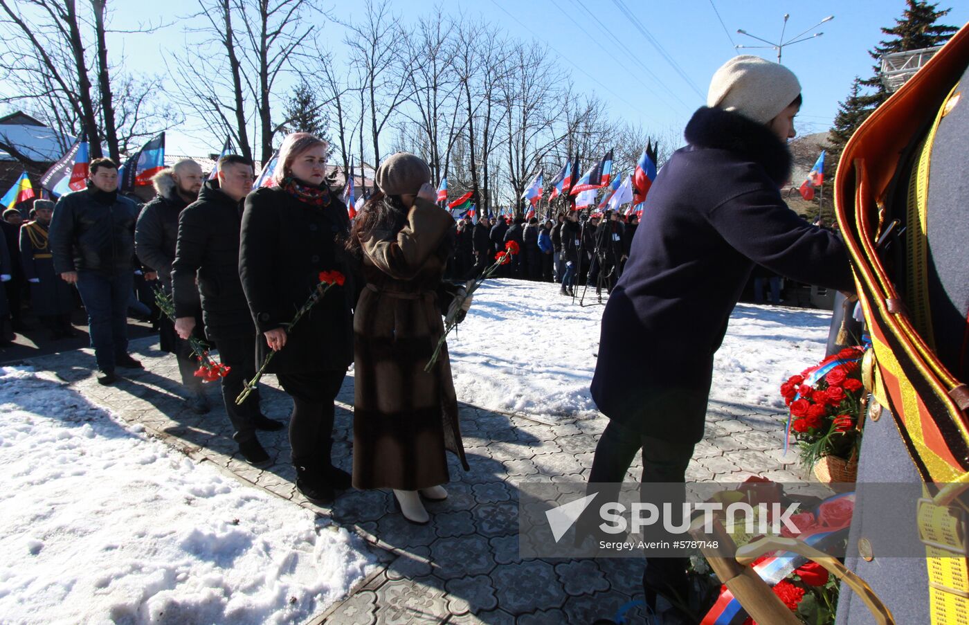 Ukraine DPR Debaltsevo Battle Anniversary 