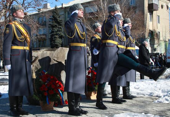Ukraine DPR Debaltsevo Battle Anniversary 