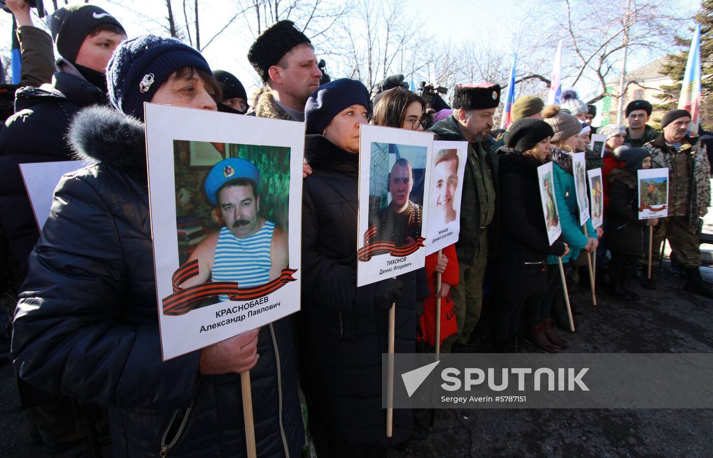Ukraine DPR Debaltsevo Battle Anniversary 