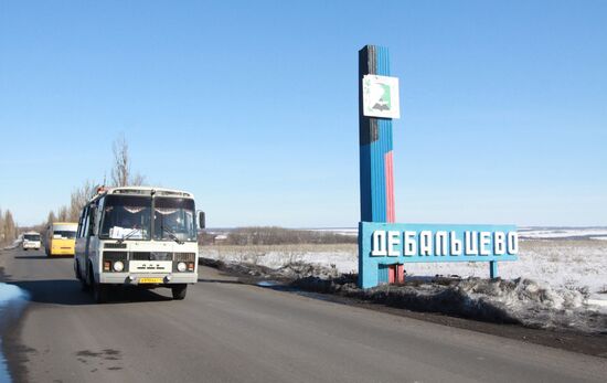 Ukraine DPR Debaltsevo Battle Anniversary 