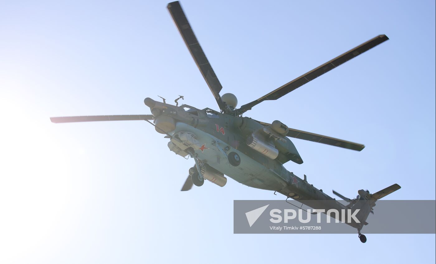 Russia Army Training Flights
