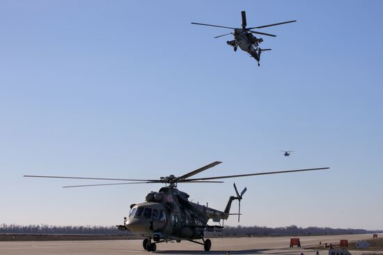 Russia Army Training Flights