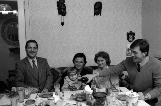 Delegation of members of French public visits USSR