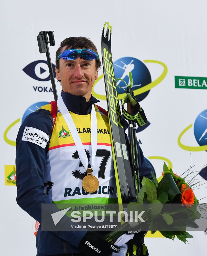 Belarus Biathlon European Championships Individual Race Men