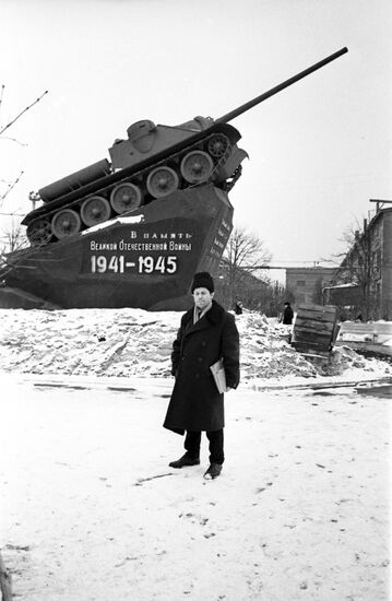 Monument to T-34 tank