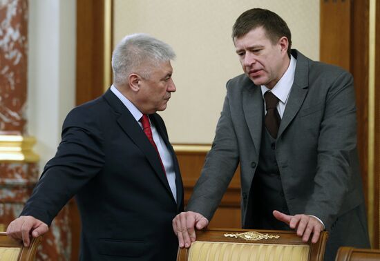 Prime Minister Dmitry Medvedev chairs Government meeting