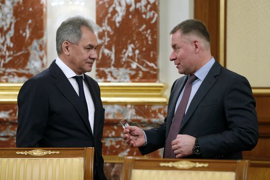 Prime Minister Dmitry Medvedev chairs Government meeting