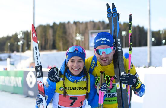 Belarus Biathlon European Championships Single Mixed Relay