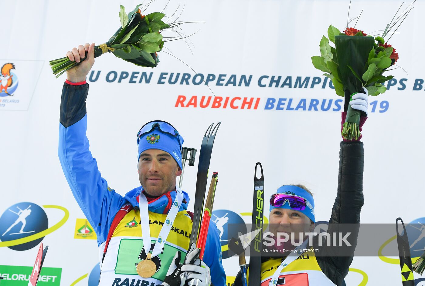Belarus Biathlon European Championships Single Mixed Relay