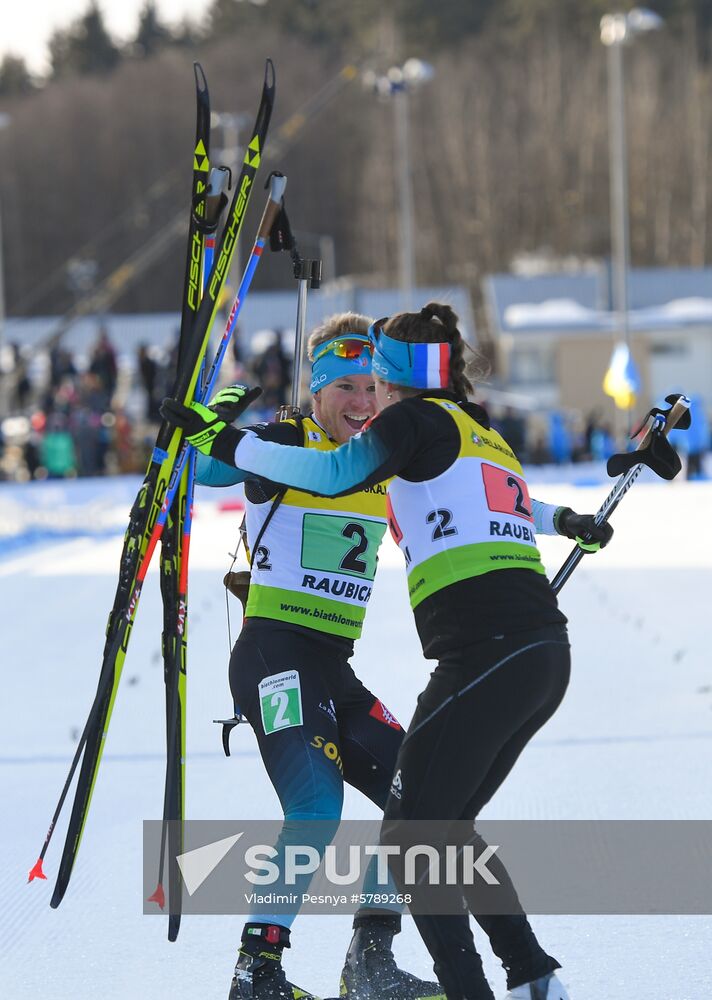 Belarus Biathlon European Championships Single Mixed Relay