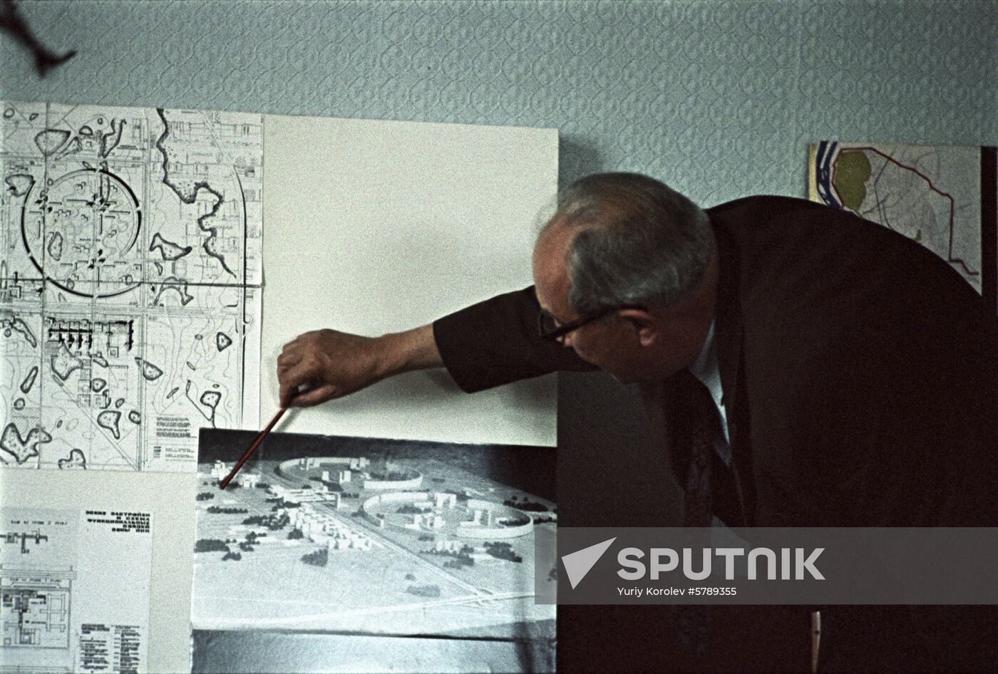 Academician Irakly Sinyagin, head of the VASKhNIL Siberian Department