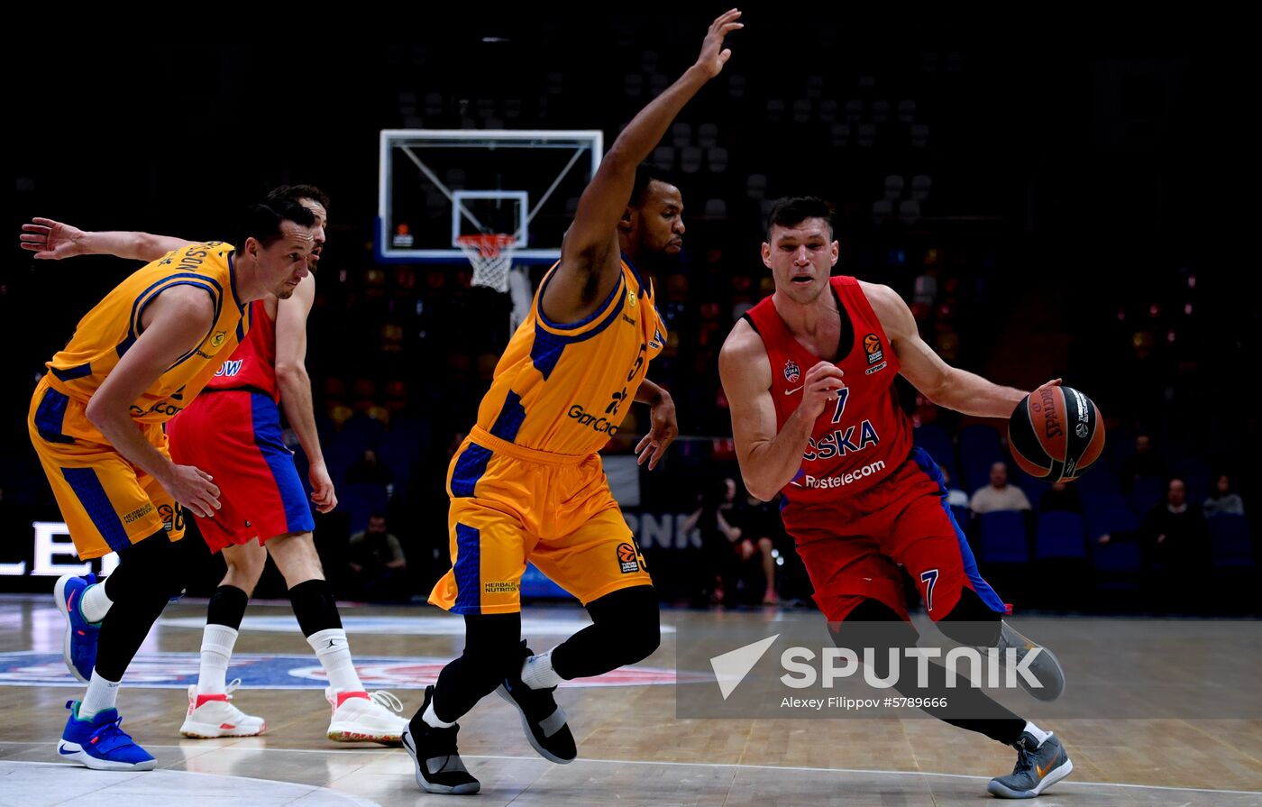 Russia Basketball Euroleague CSKA - Gran Canaria