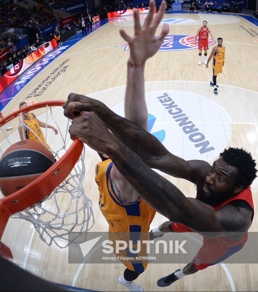 Russia Basketball Euroleague CSKA - Gran Canaria