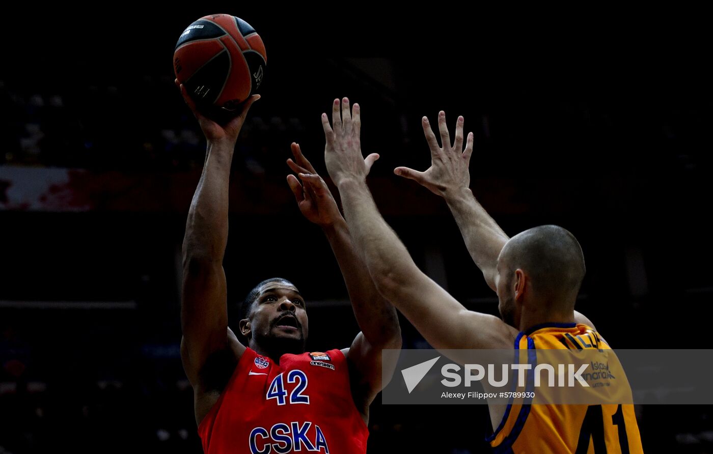 Russia Basketball Euroleague CSKA - Gran Canaria