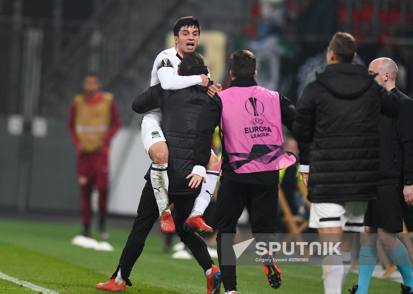 Germany Soccer Europa League Leverkusen - Krasnodar