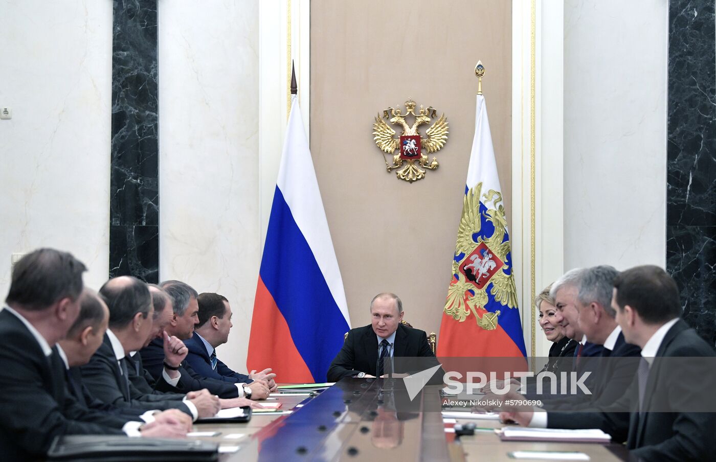 President Vladimir Putin chairs Security Council meeting