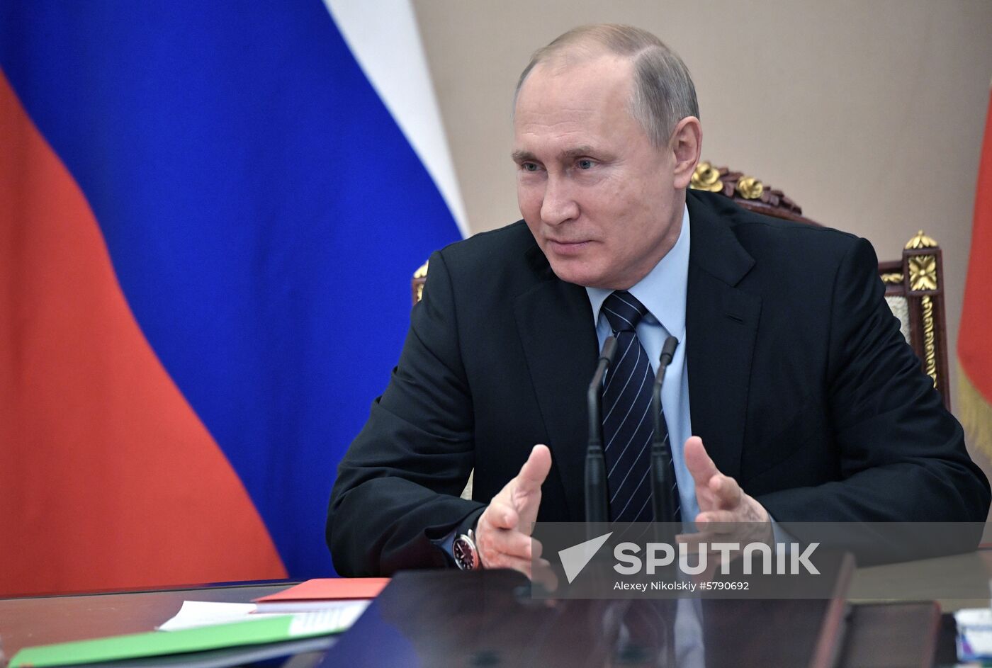 President Vladimir Putin chairs Security Council meeting