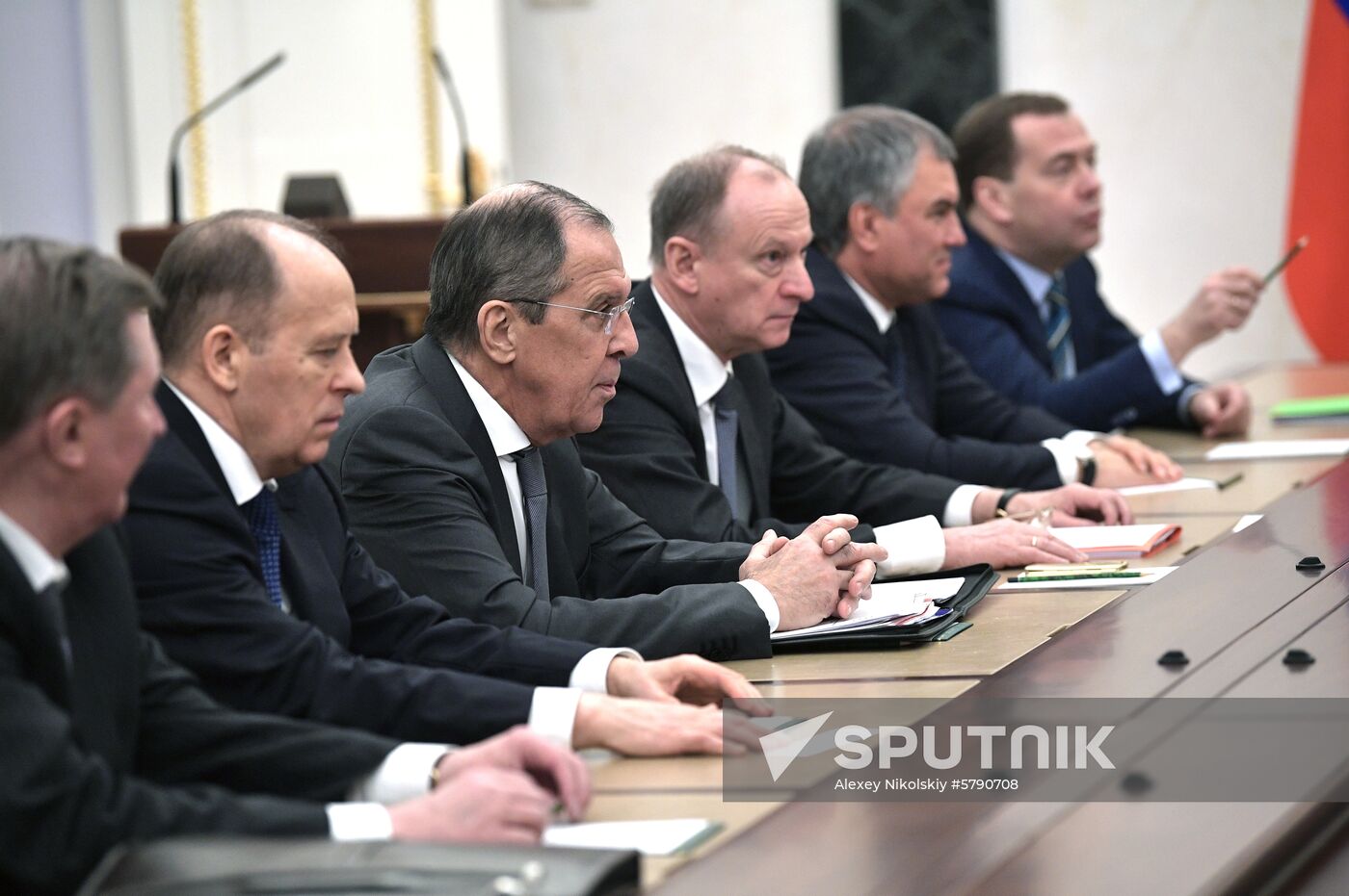 President Vladimir Putin chairs Security Council meeting