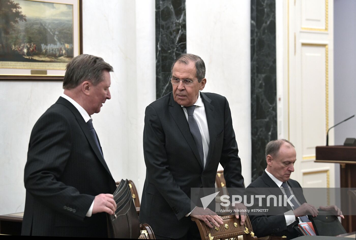 President Vladimir Putin chairs Security Council meeting