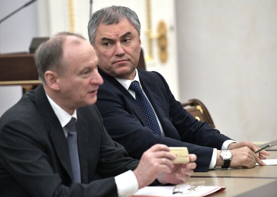 President Vladimir Putin chairs Security Council meeting