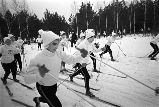 All-Russian Ski Race Russian Ski Track