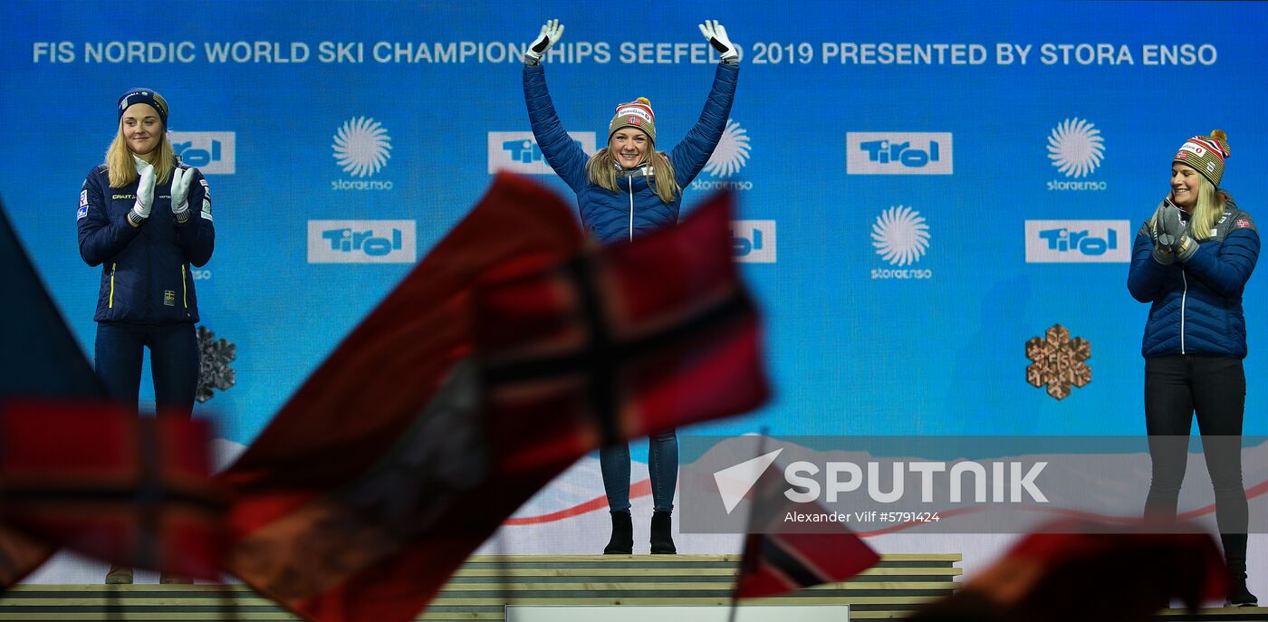 Austria Ski World Championships Sprint Medals