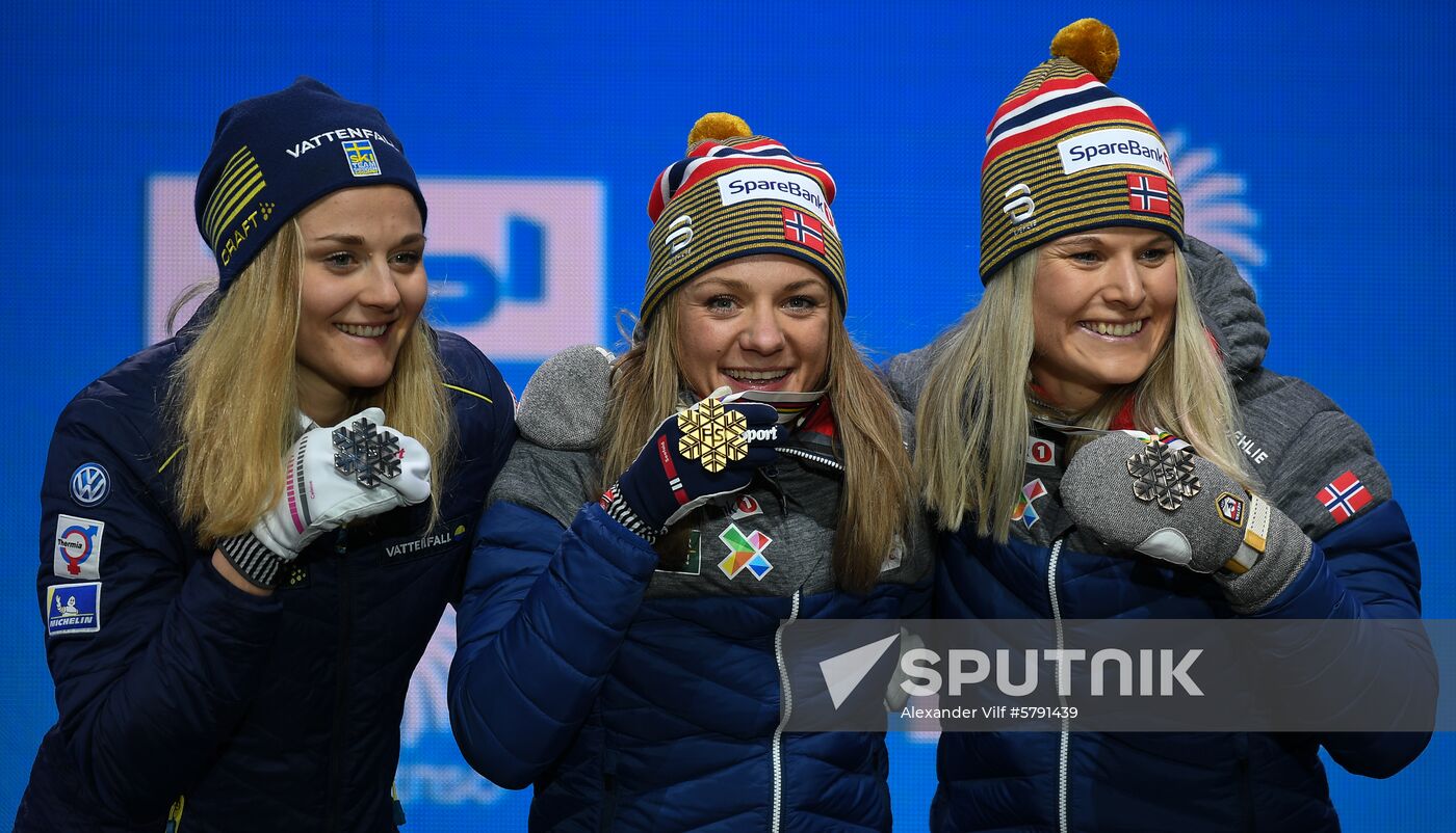 Austria Ski World Championships Sprint Medals