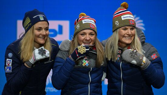 Austria Ski World Championships Sprint Medals