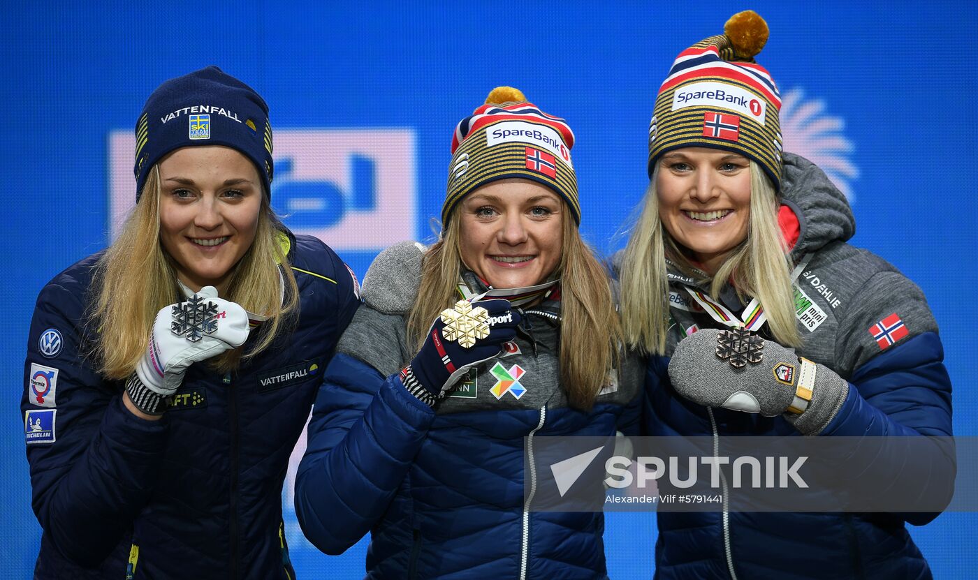 Austria Ski World Championships Sprint Medals