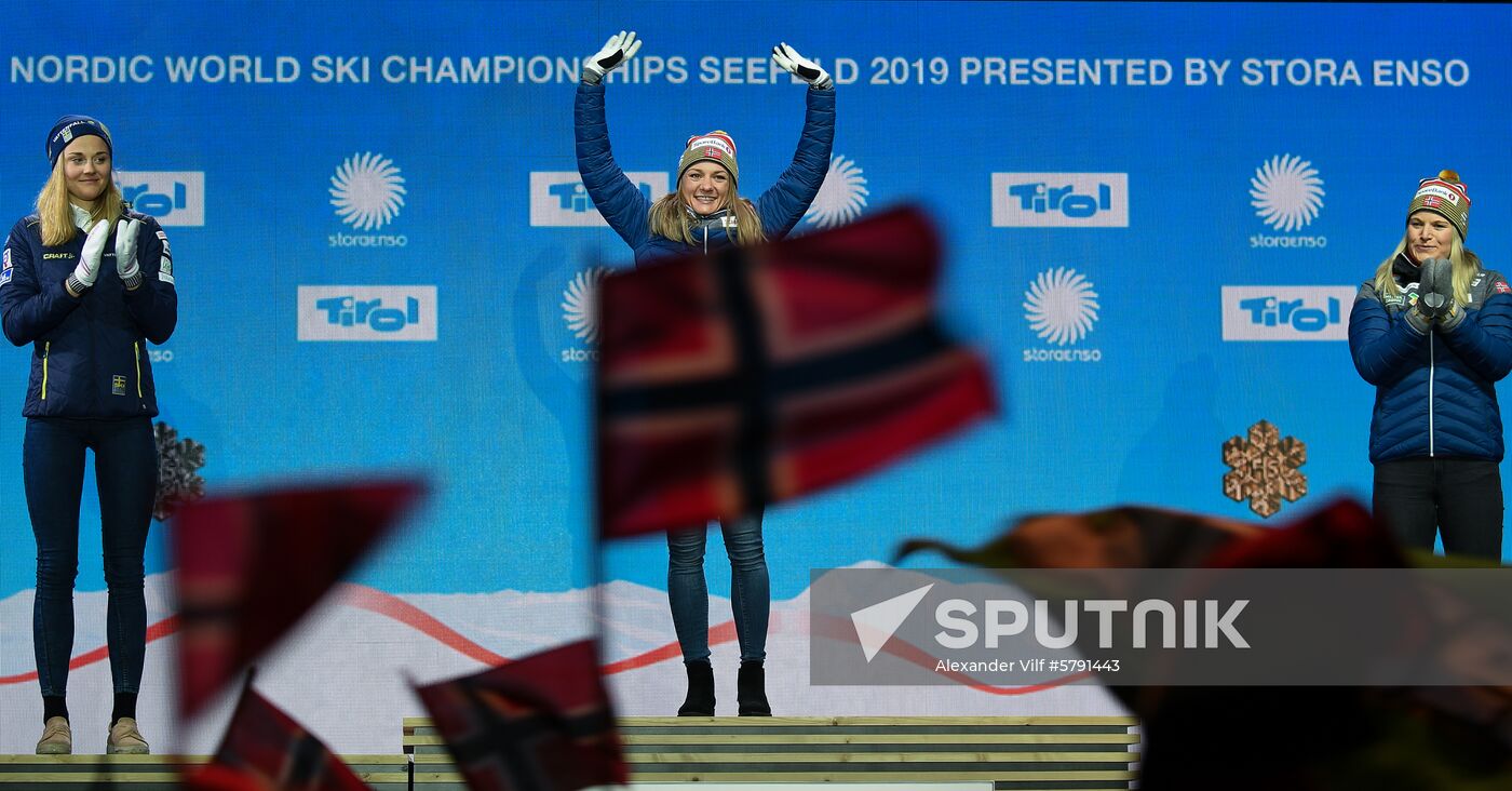 Austria Ski World Championships Sprint Medals