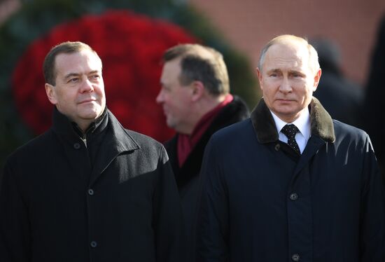 Russia Putin Defender Of The Fatherland Day