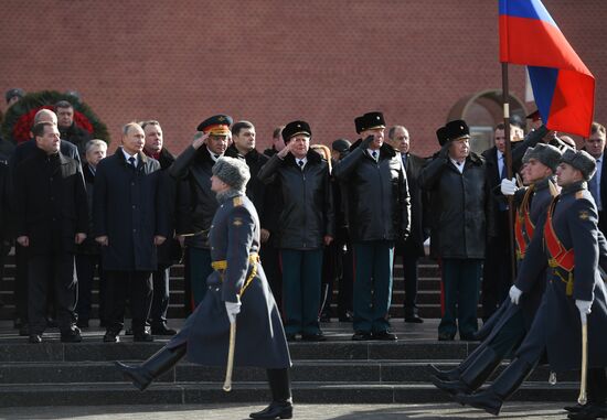 Russia Putin Defender Of The Fatherland Day
