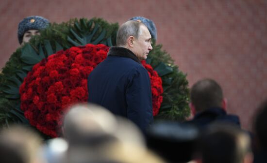 Russia Putin Defender Of The Fatherland Day