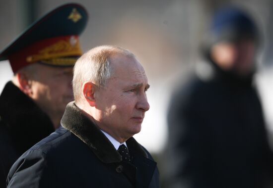 Russia Putin Defender Of The Fatherland Day