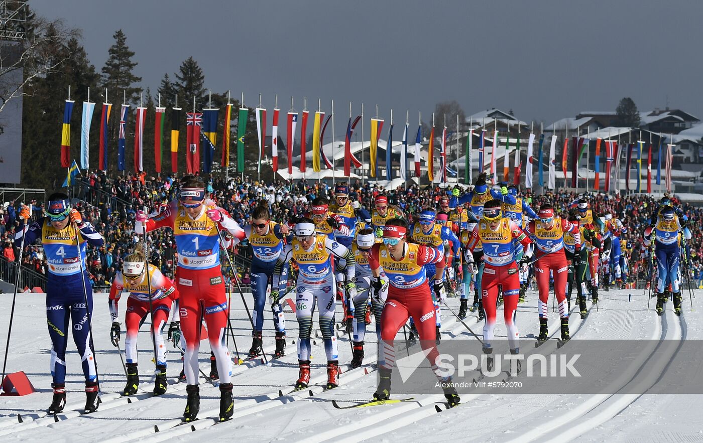 Austria Ski World Championships Skiathlon Women