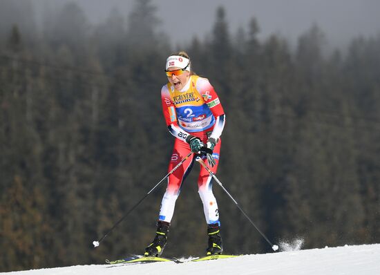 Austria Ski World Championships Skiathlon Women