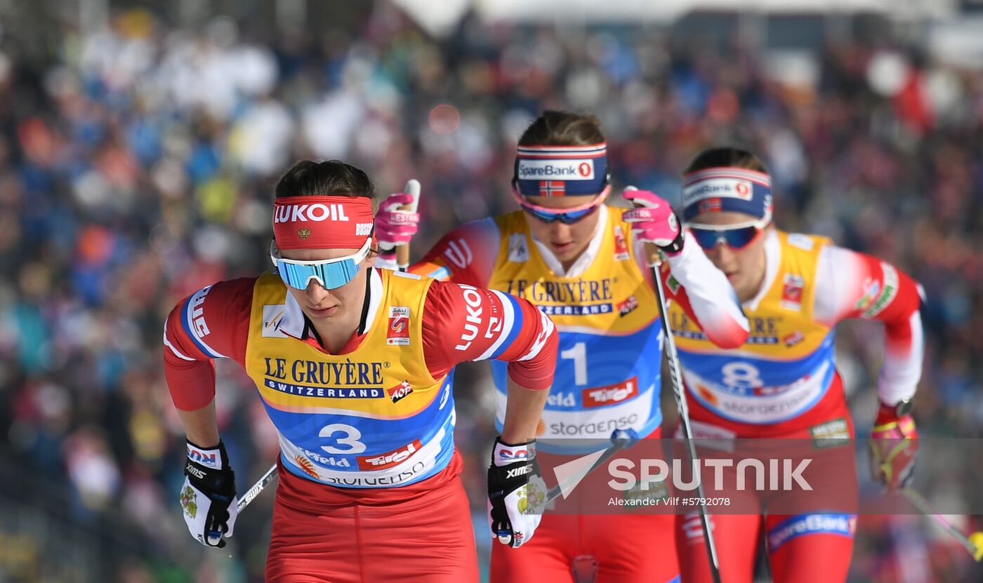 Austria Ski World Championships Skiathlon Women