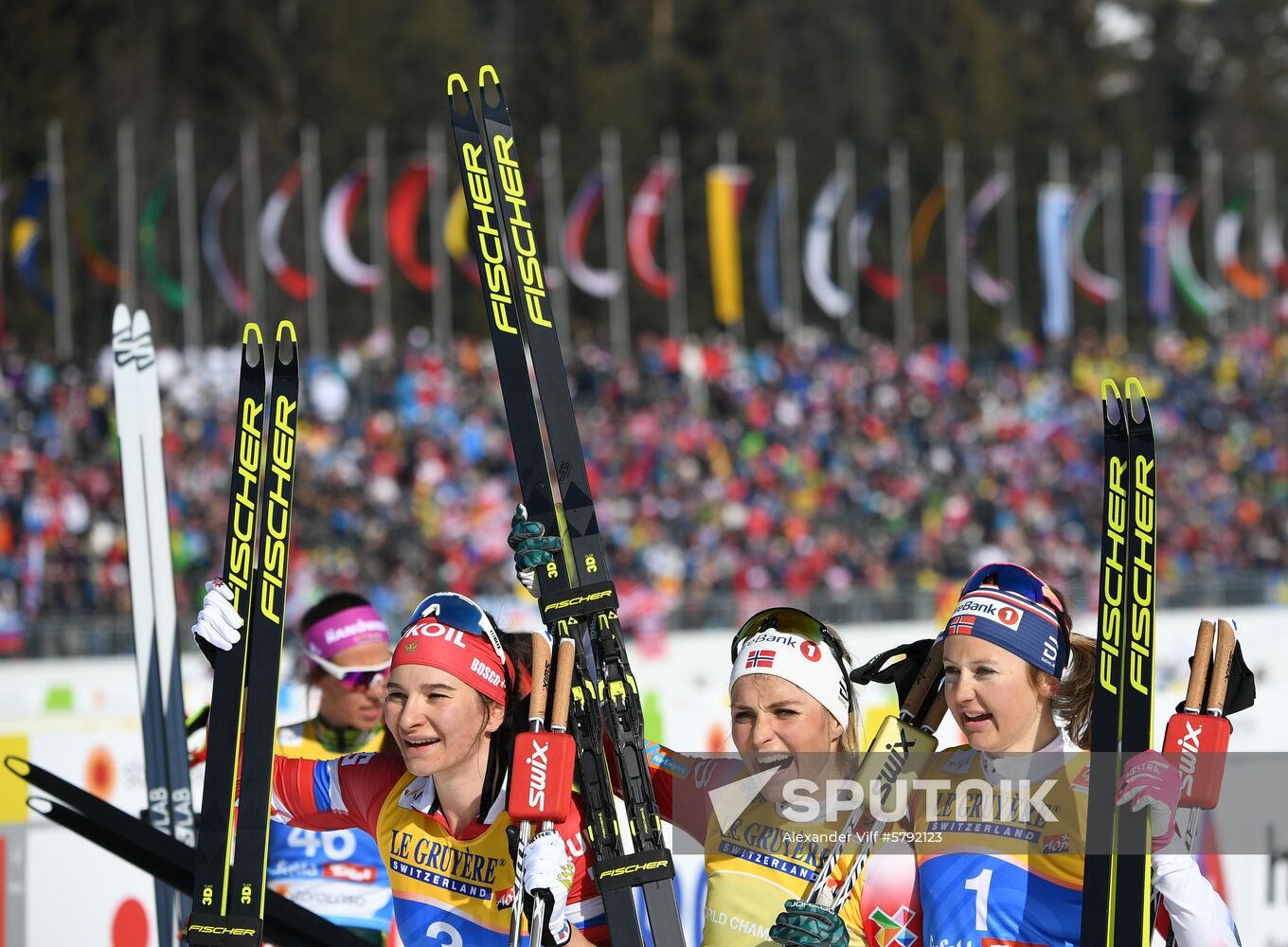 Austria Ski World Championships Skiathlon Women