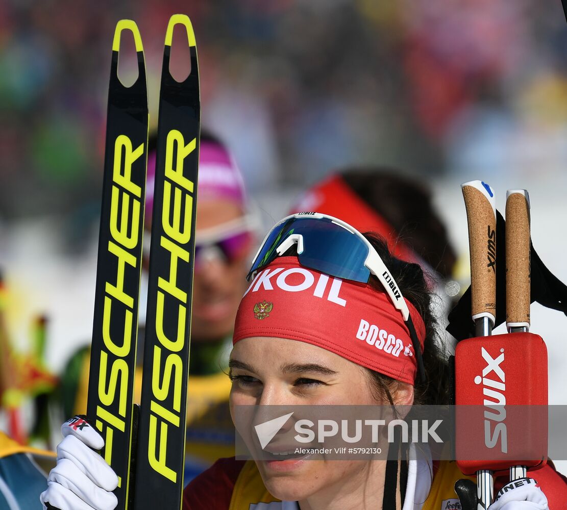 Austria Ski World Championships Skiathlon Women